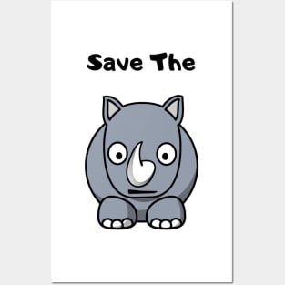 Save the Rhino's Design Posters and Art